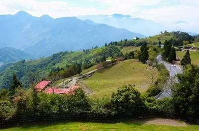 台湾有个清境农场:蓝天白云,草地羊群,高山美景